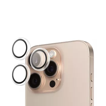 PanzerGlass ® Hoops® proteção de lentes da câmara transparente iPhone 16 Pro | 16 Pro Max