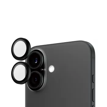 PanzerGlass ® Hoops® proteção de lentes da câmara preto iPhone 16 | 16 Plus