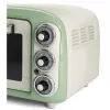 Ariete 979 Design forno elétrico 18 litros, adequado para pizza de 30 cm, 1380 W, 3 níveis de encaixe, temporizador de 60 minutos, aço inoxidável, verde pastel