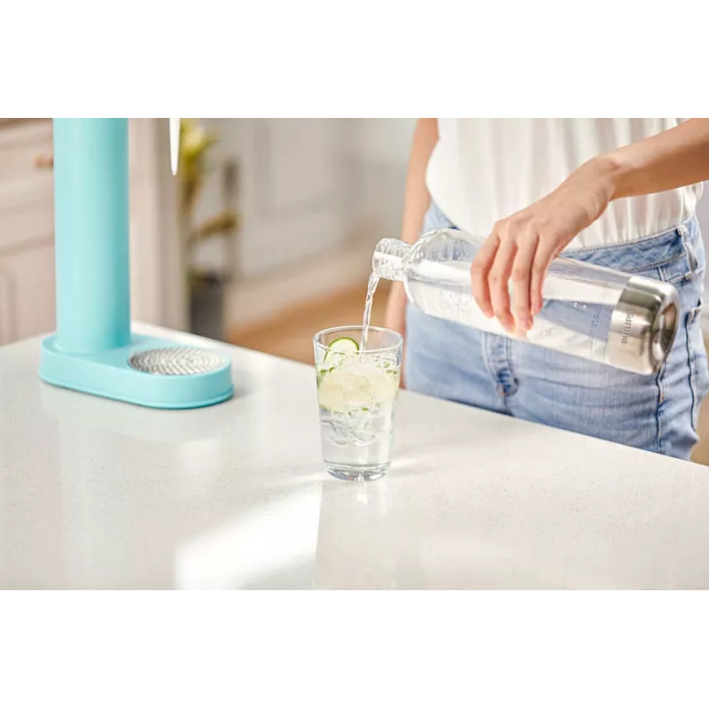Philips ADD912/10 garrafa de água uso diário 1000 ml politereftalato de etileno (PET), aço inoxidável aço inoxidável, transparente