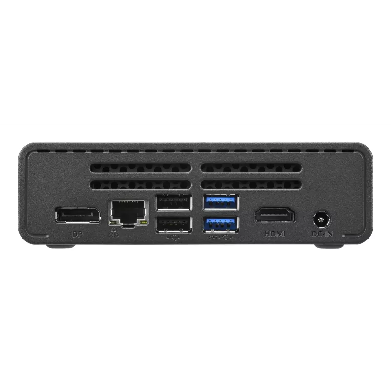 Shuttle Nano PC NE10N, Intel N 100, 1x HDMI, 1x DP, 6x USB, 1x LAN, sem ventoinha, funcionamento contínuo 24/7, incl. VESA