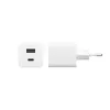 PanzerGlass empower™ by ® Turbo carregador de 35W incl. USB-C + USB-A | ficha UE | branco prateado