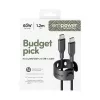 PanzerGlass empower™ by ® Racing cabo USB-C para USB-C 60W | USB 2.0 | 1,2 m | Space Black