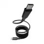 PanzerGlass empower™ by ® Magnetic cabo USB-C para USB-C 240W | USB 2.0 | 1,5 m | Space preto