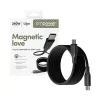 PanzerGlass empower™ by ® Magnetic cabo USB-C para USB-C 240W | USB 2.0 | 1,5 m | Space Black