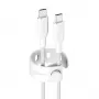 PanzerGlass empower™ by ® Racing cabo USB-C para USB-C 60W | USB 2.0 | 2 m | Silver White