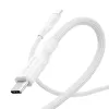 PanzerGlass empower™ by ® Racing cabo USB-C para USB-C 60W | USB 2.0 | 2 m | Silver White