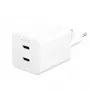 PanzerGlass empower™ by ® Turbo carregador de 45W incl. 2 x USB-C | ficha UE | branco prateado