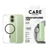 Capa PanzerGlass CARE by Flagship Case transparente Urban Explorer preta MagSafe iPhone 17