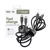 PanzerGlass empower™ by ® Racing cabo USB-C para USB-C 240W | USB 2.0 | 2M | Space Black