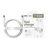 PanzerGlass empower™ by ® Racing cabo USB-C para USB-C 240W | USB 2.0 | 1,2 m | Silver White