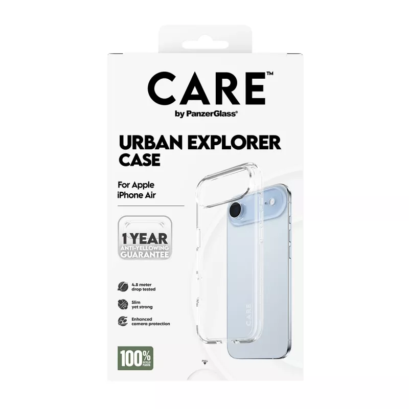 Capa PanzerGlass CARE™ by ® Urban Explorer transparente iPhone Air