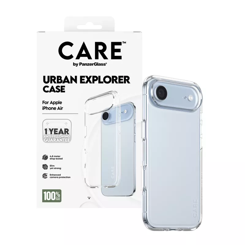 Capa PanzerGlass CARE™ by ® Urban Explorer transparente iPhone Air