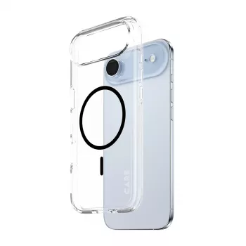 Capa PanzerGlass CARE by Flagship transparente Urban Explorer preto MagSafe iPhone 17 Air
