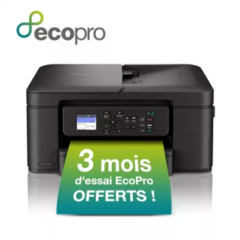 Impressora multifunções 3-em-1 compacta com Wi-Fi DCP-J1360DW, jato de tinta, impressão a cores, 1200 x 6000 DPI, cópia a cores, A4, preto