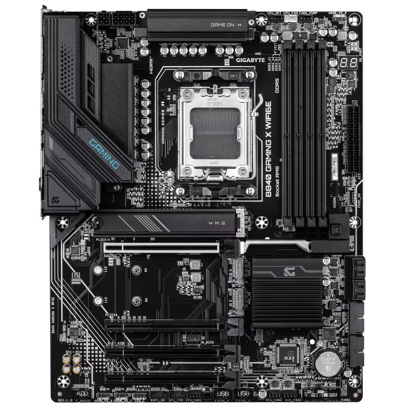 Placa principal GIGABYTE B840 GAMING X WIFI6E, AMD B840, Socket AM5, ATX