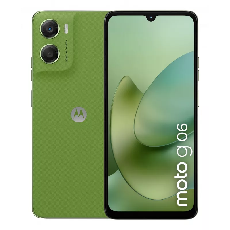 Motorola moto g06 17,5 cm (6,88 polegadas) Dual SIM Android 15 4G USB Type-C 4 GB 256 GB 5200 mAh verde