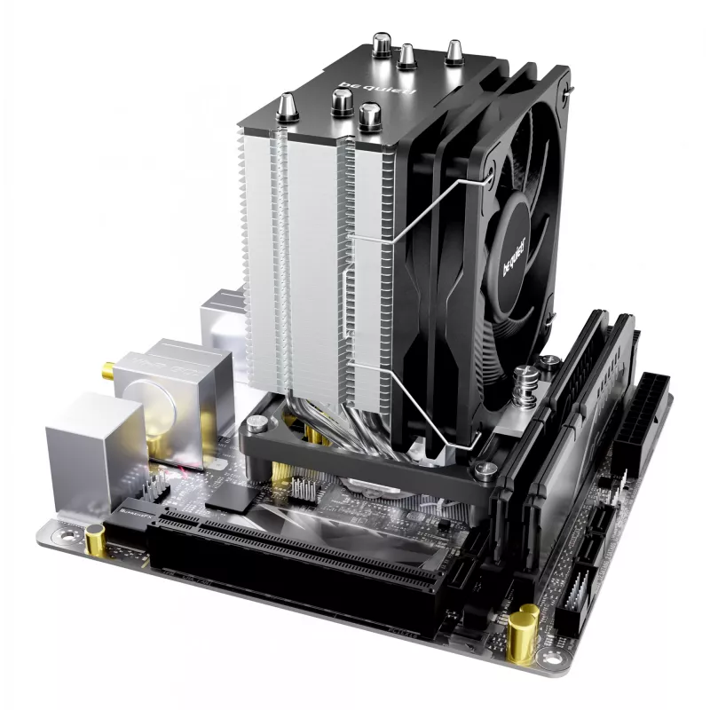 Dissipador de ar para processador be quiet Pure Rock slim 3 10 cm prateado 1 unid.