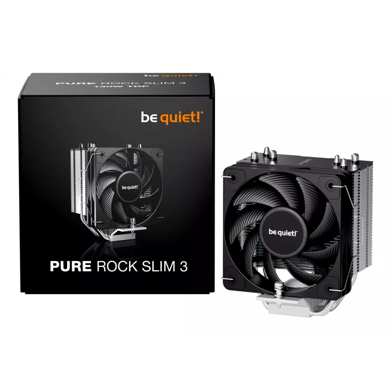 Dissipador de ar para processador be quiet Pure Rock slim 3 10 cm prateado 1 unid.