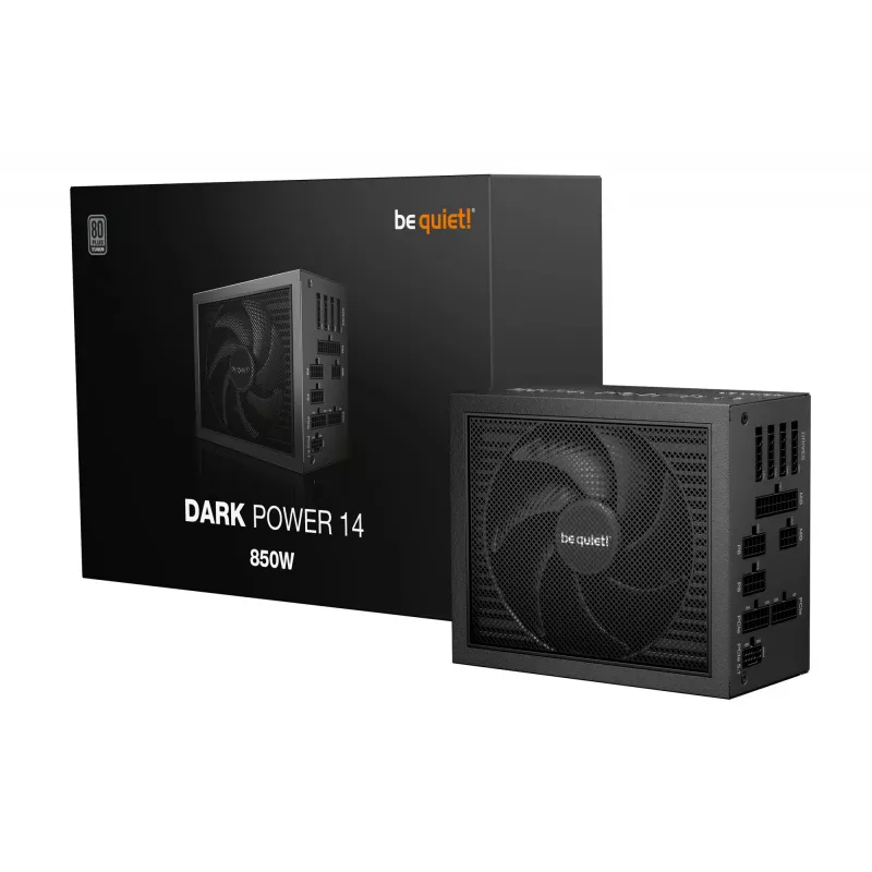 Fonte de alimentação be quiet! Dark Power 14 850 W - 80 Plus Titanium 20+4 pin ATX ATX preta