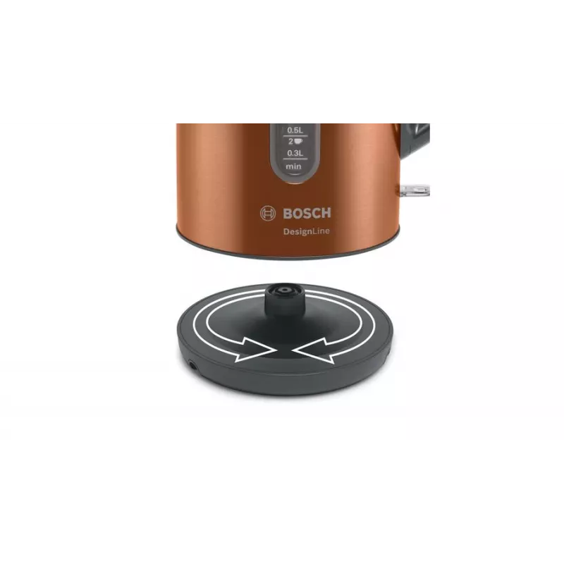 Chaleira elétrica Bosch TWK4P439 1,7 L 2400 W Preto, Dourado