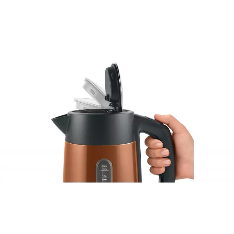 Chaleira elétrica Bosch TWK4P439 1,7 L 2400 W Preto, Dourado