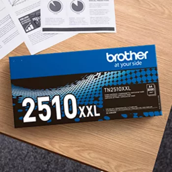 Cartucho de toner Brother TN2510XXL XXL Preto, 3000 páginas, 1 unidade