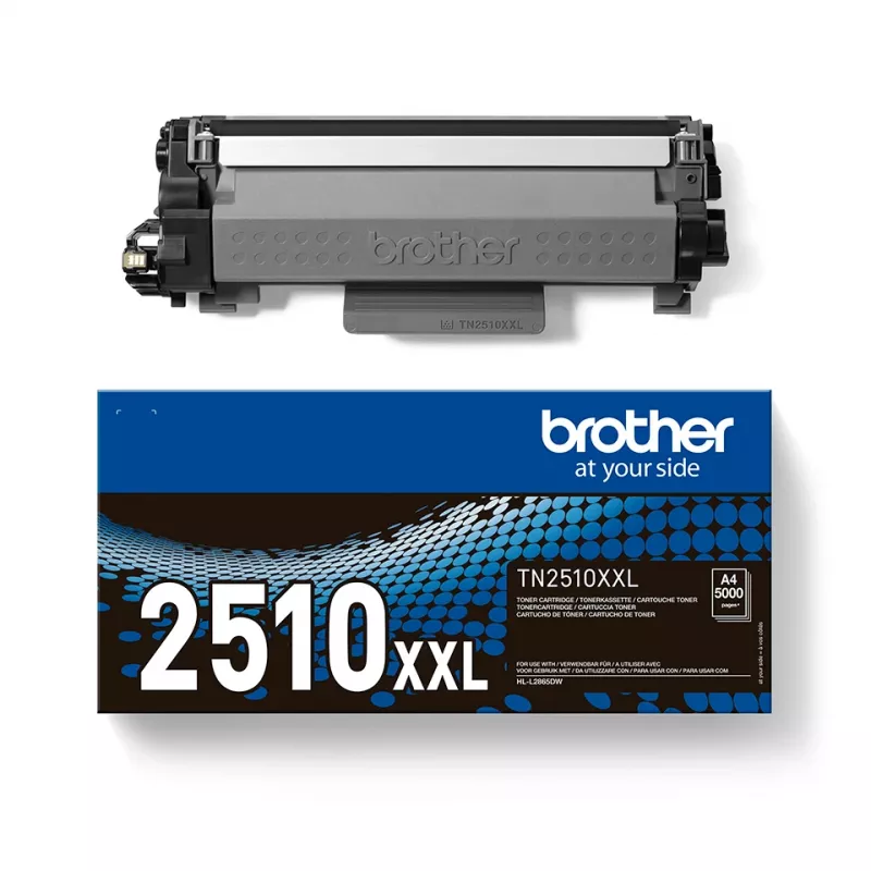Cartucho de toner Brother TN2510XXL XXL Preto, 3000 páginas, 1 unidade