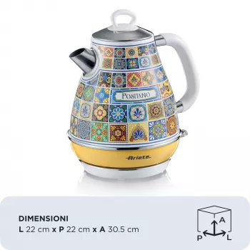 Chaleira Ariete 2869/0P 1,7L 2200W Multicolor Amarelo