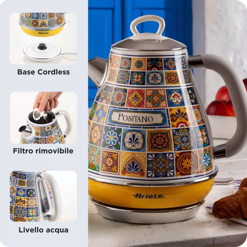 Chaleira Ariete 2869/0P 1,7L 2200W Multicolor Amarelo