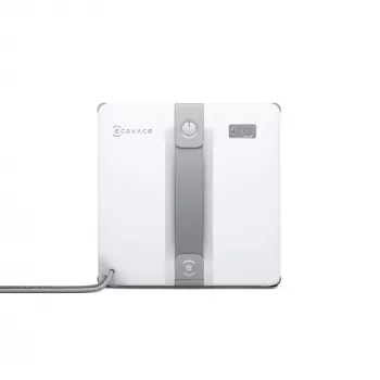 Limpa-vidros Ecovacs WINBOT MINI — ventosa, bateria de iões de lítio, janela mín. 22×25 cm, 1,3 kg, 215×215×55 mm, cinzento/branco