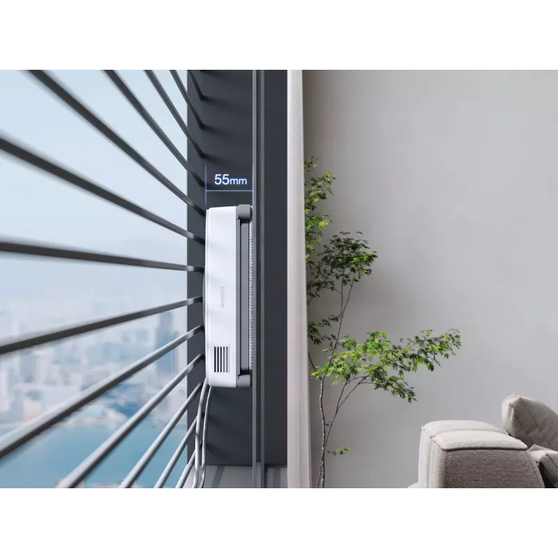 Ecovacs WINBOT MINI WG841-01TD robô limpa-vidros, cinzento/branco