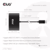 Hub CLUB3D Quad DisplayPort™ – 4 x resolução 4K @ 30Hz, suporte MST