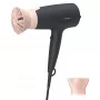 Secador de cabelo Philips 3000 series BHD350/10, DC, preto, rosa, argola de suspensão, 1,8 m, 2100 W, 220 - 240 V
