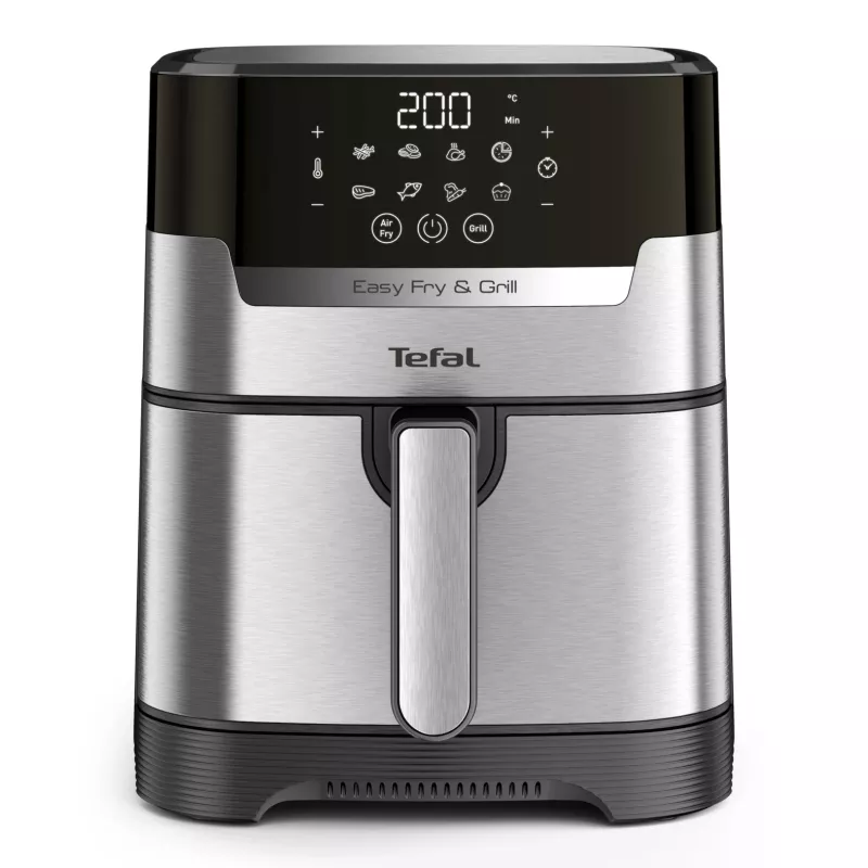 Fritadeira de ar quente Tefal Easy Fry & Grill EY505D aparelho individual 4,2 L autónomo 1550 W aço inoxidável