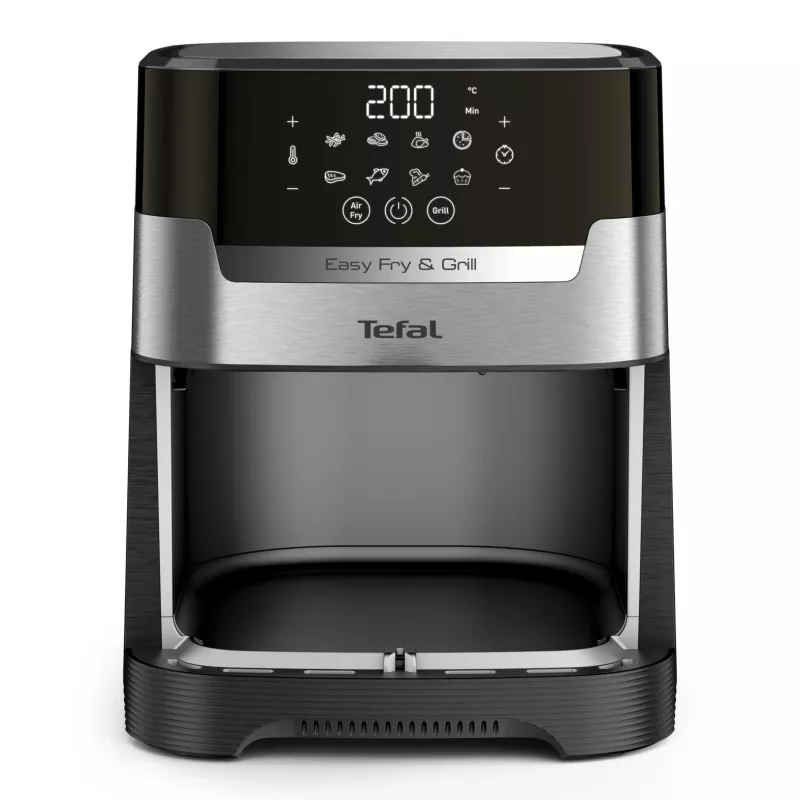 Fritadeira de ar quente Tefal Easy Fry & Grill EY505D aparelho individual 4,2 L autónomo 1550 W aço inoxidável