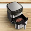Fritadeira de ar quente Tefal Easy Fry & Grill EY505D aparelho individual 4,2 L autónomo 1550 W aço inoxidável