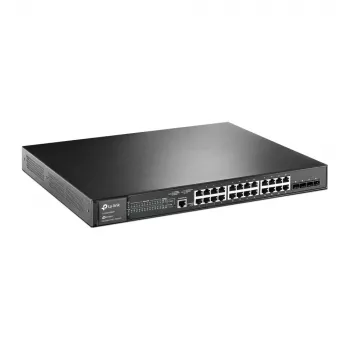 Switch gerido TP-Link Omada 28 portas Gigabit L2+ com 24 portas PoE+