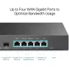 Router VPN TP-Link SafeStream Gigabit Multi-WAN, Ethernet WAN, Gigabit Ethernet, preto
