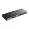 Switch inteligente TP-Link Omada 16 portas Gigabit com 8 portas PoE+, gerido, L2/L2+, Gigabit Ethernet (10/100/1000), Power over Ethernet (PoE), montagem em rack