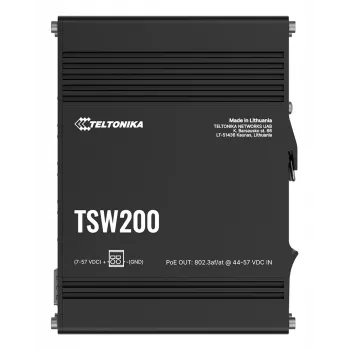 Switch Ethernet Gigabit Industrial não gerido PoE+ TELTONIKA TSW200