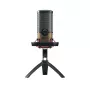 CHERRY UM 9.0 PRO RGB microfone de mesa preto, cobre