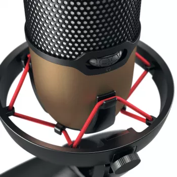CHERRY UM 9.0 PRO RGB microfone de mesa preto, cobre
