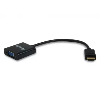 Equip adaptador HDMI para HD15 VGA, HDMI Type-A (standard), VGA (D-Sub), macho, fêmea, reto, reto