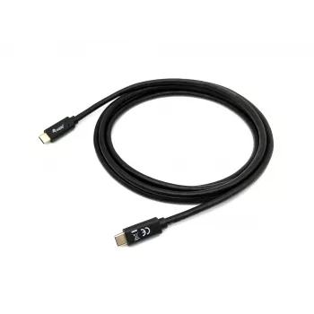 Equip cabo USB 3.2 Gen 1x1 Type-C para C, M/M, 2,0 m, 2 m, USB C, USB C, USB 3.2 Gen 1 (3.1 Gen 1), 5 Gbit/s, preto