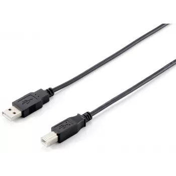 Cabo USB 2.0 Type-A para Type-B Equip 128862 5,0 m preto