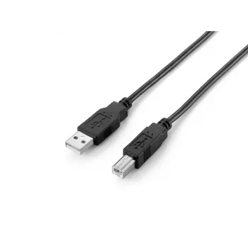 Equip cabo USB 2.0 Type-A para Type-B, 2,0 m, preto