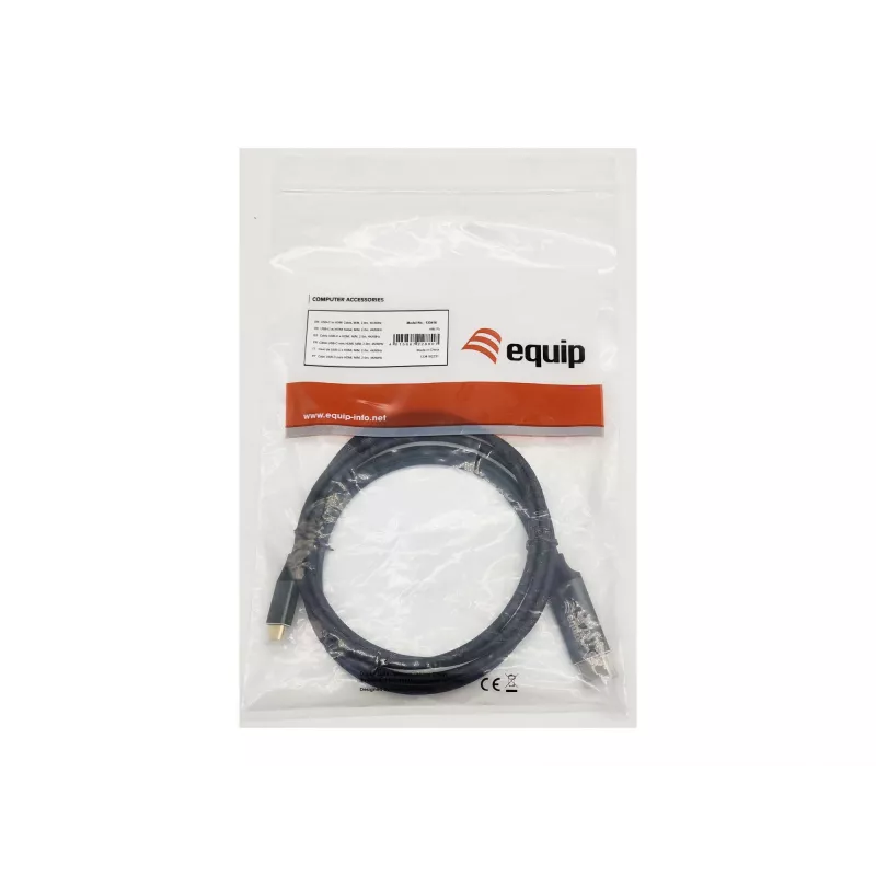 Equip cabo USB-C para HDMI, M/M, 2,0m, 4K/60Hz, 2 m, USB Type-C, HDMI Type-A (standard), ficha, ficha, reto