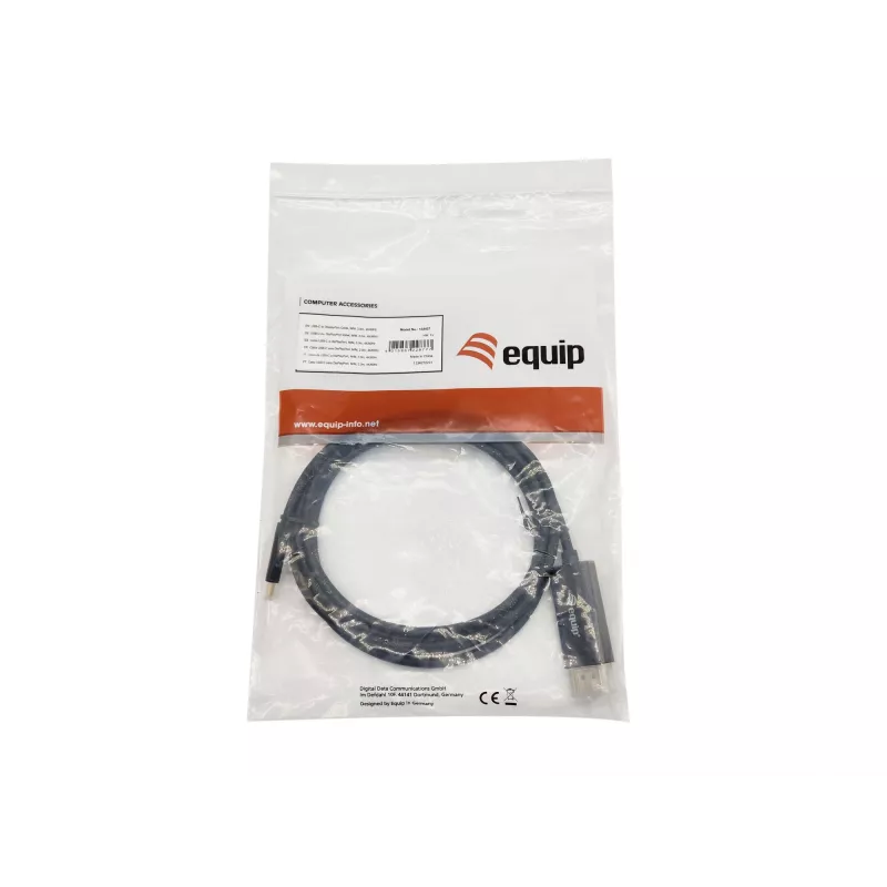 Equip cabo USB-C para DisplayPort, ficha/ficha, 2,0 m, 4K/60Hz