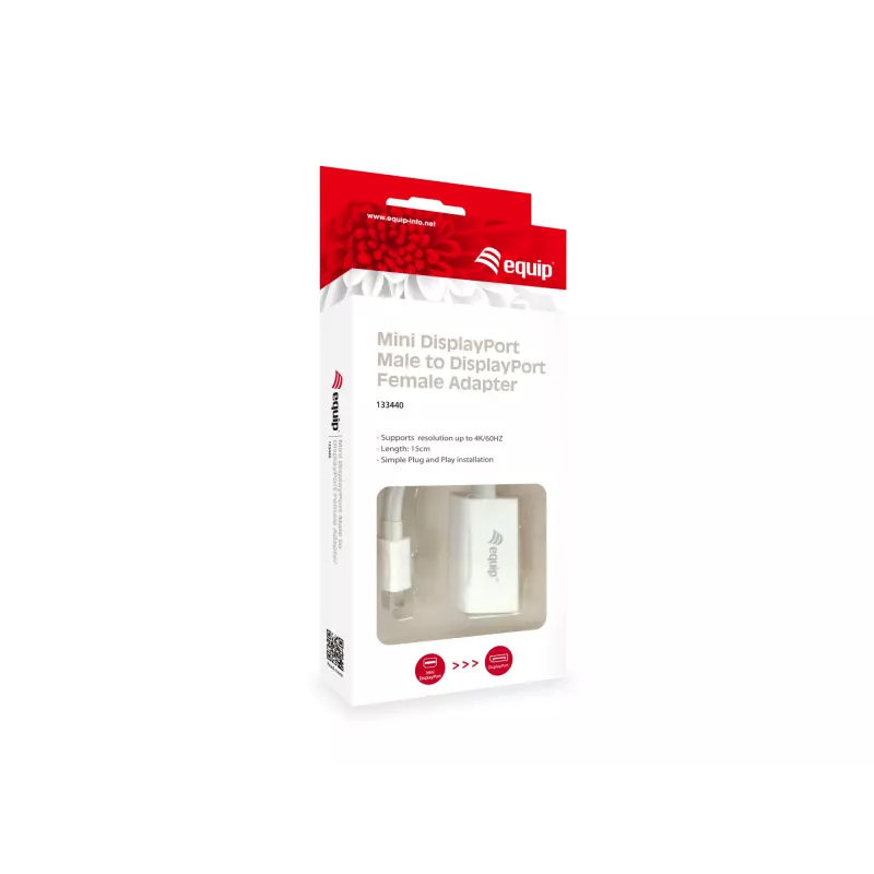 Equip adaptador Mini DisplayPort para DisplayPort 133440